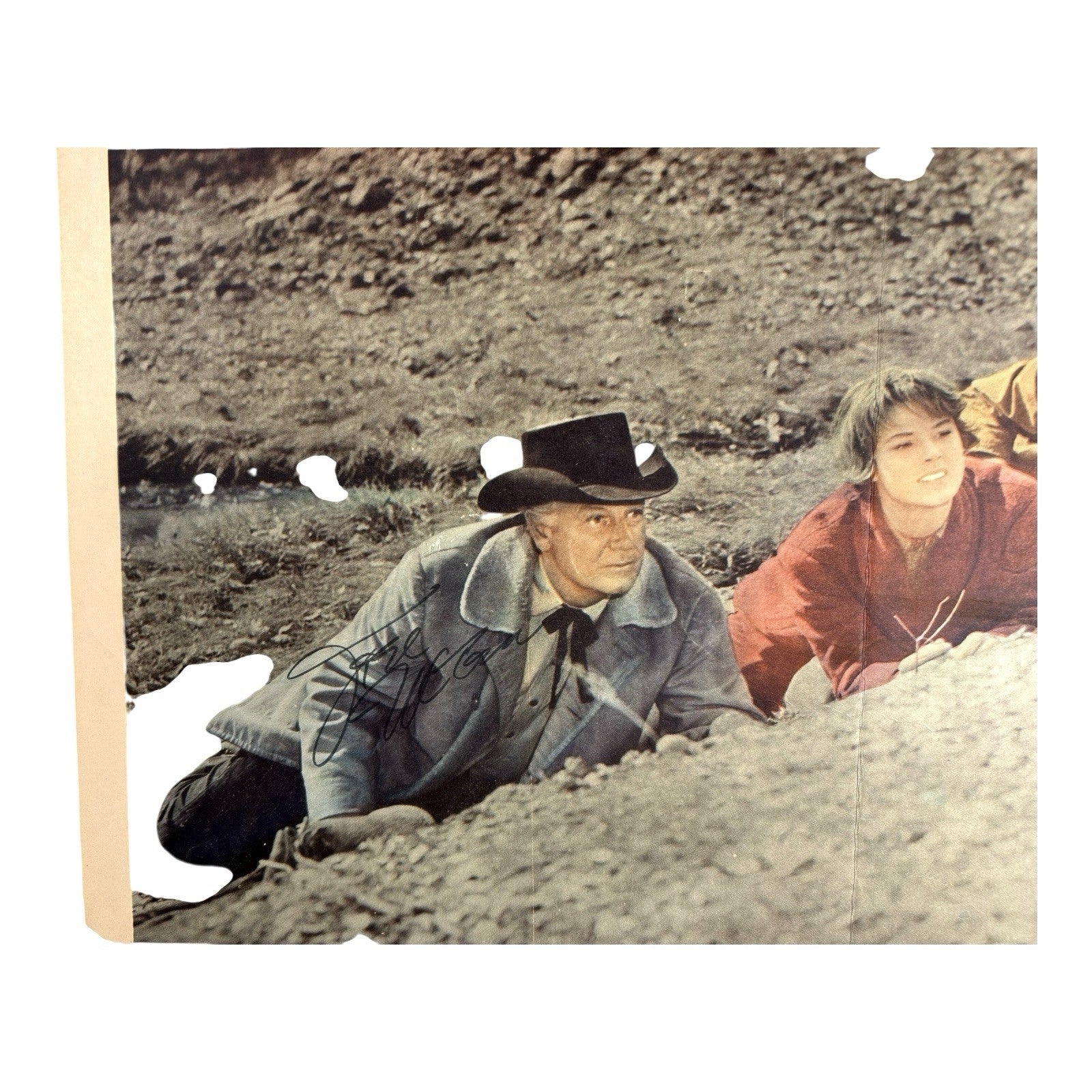 Vintage Original Lobby Card Ride the High Country - Signed by Joel McCrea