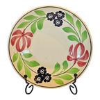 Antique Staffordshire Pearlware Hand-Painted Floral Cup & Saucer