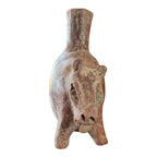 Antique Pre-Columbian Colima Pottery Zoomorphic Dog Effigy Vessel, West Mexico
