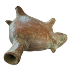 Antique Pre-Columbian Colima Pottery Zoomorphic Dog Effigy Vessel, West Mexico