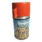 Vintage 1960 Aladdin Disneyland Metal Lunch Box & Thermos Set