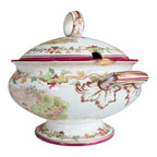 Antique Victorian Cherub Scenic Covered Tureen