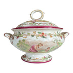 Antique Victorian Cherub Scenic Covered Tureen