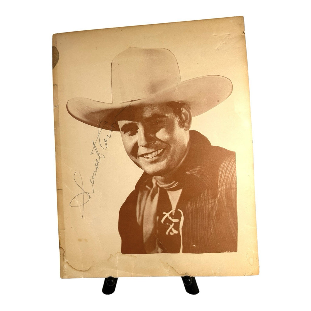 Vintage Signed Photography of Sunset Carson Owned by Mike Wolfe American Pickers