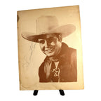 Vintage Signed Photography of Sunset Carson Owned by Mike Wolfe American Pickers