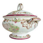 Antique Victorian Cherub Scenic Covered Tureen