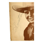 Vintage Signed Photography of Sunset Carson Owned by Mike Wolfe American Pickers