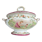 Antique Victorian Cherub Scenic Covered Tureen