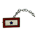 Vintage WWII Sterling Silver Son in Service Blue Star Pin Medal Set