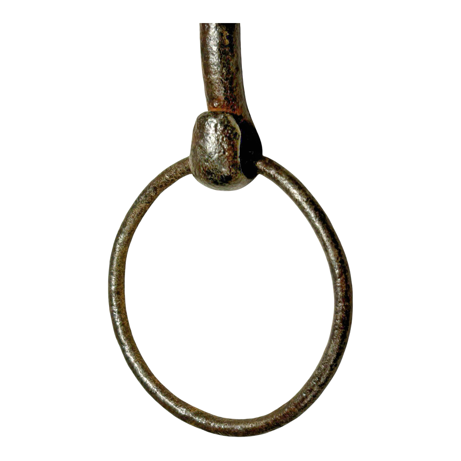 Antique Hand-Forged Wrought Iron Horse Snaffle Bit - Equestrian Tack