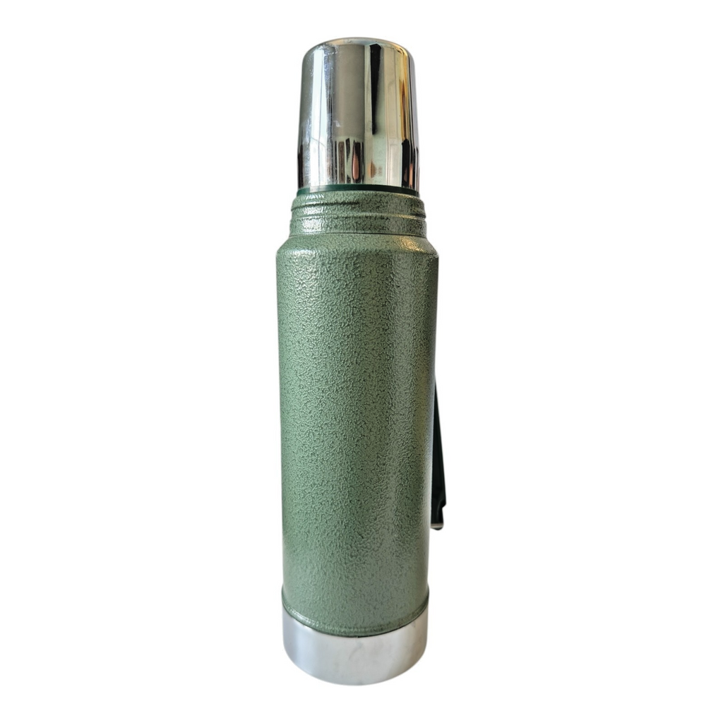 Vintage Large Green Stanley Thermos - Owned by Martha Stewart (32 oz, 950 ml)