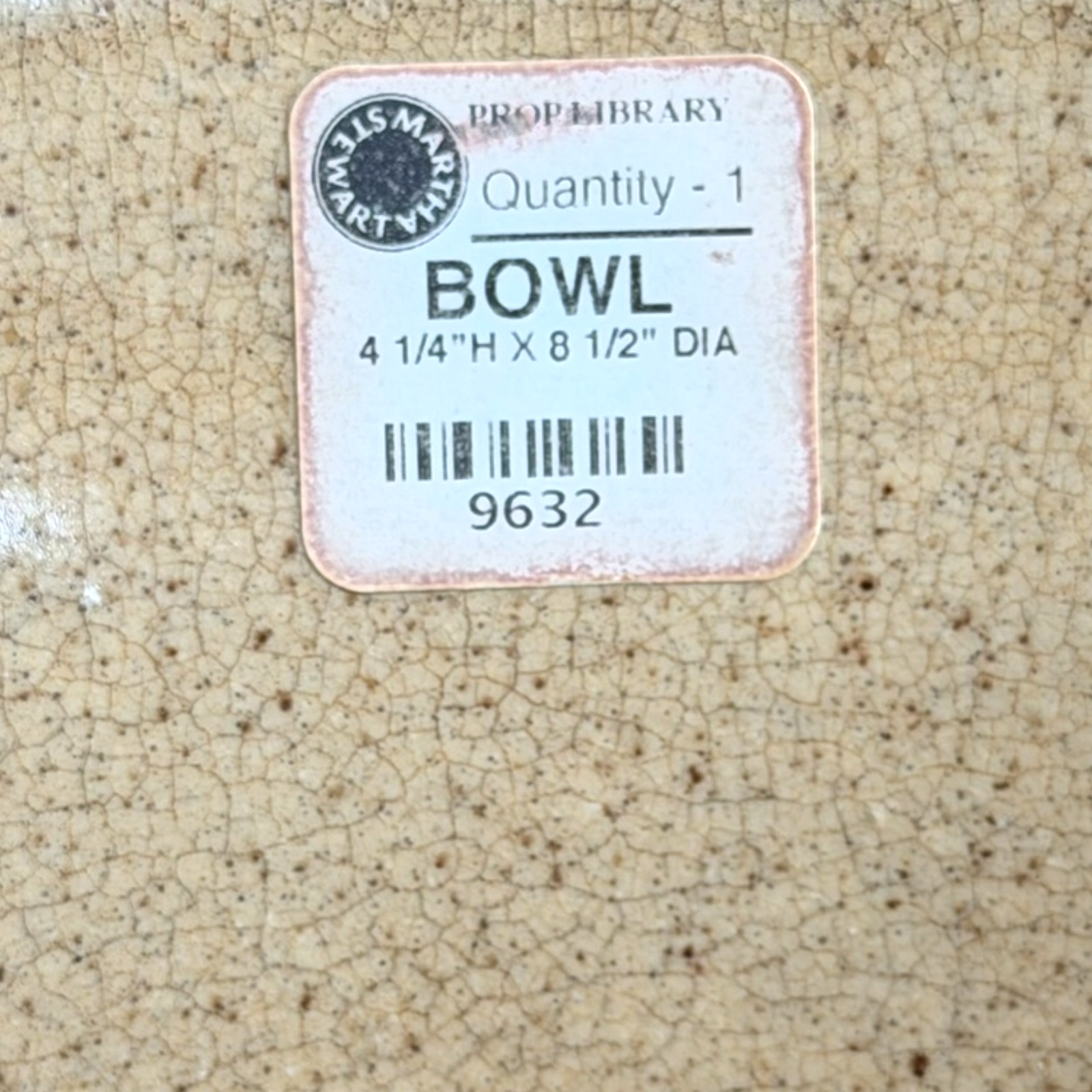 Antique New Health Ware Stoneware Mixing Bowl Crock - Martha Stewart TV Prop