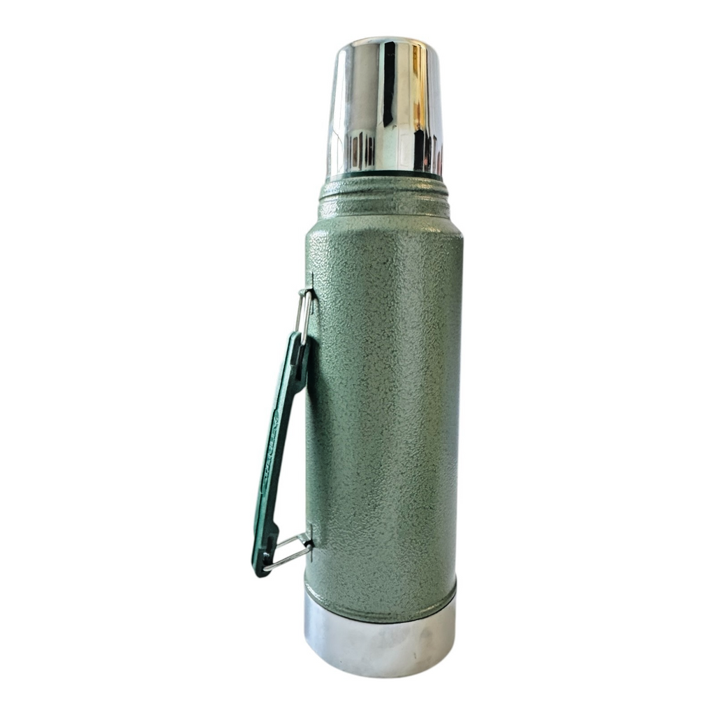Vintage Large Green Stanley Thermos - Owned by Martha Stewart (32 oz, 950 ml)