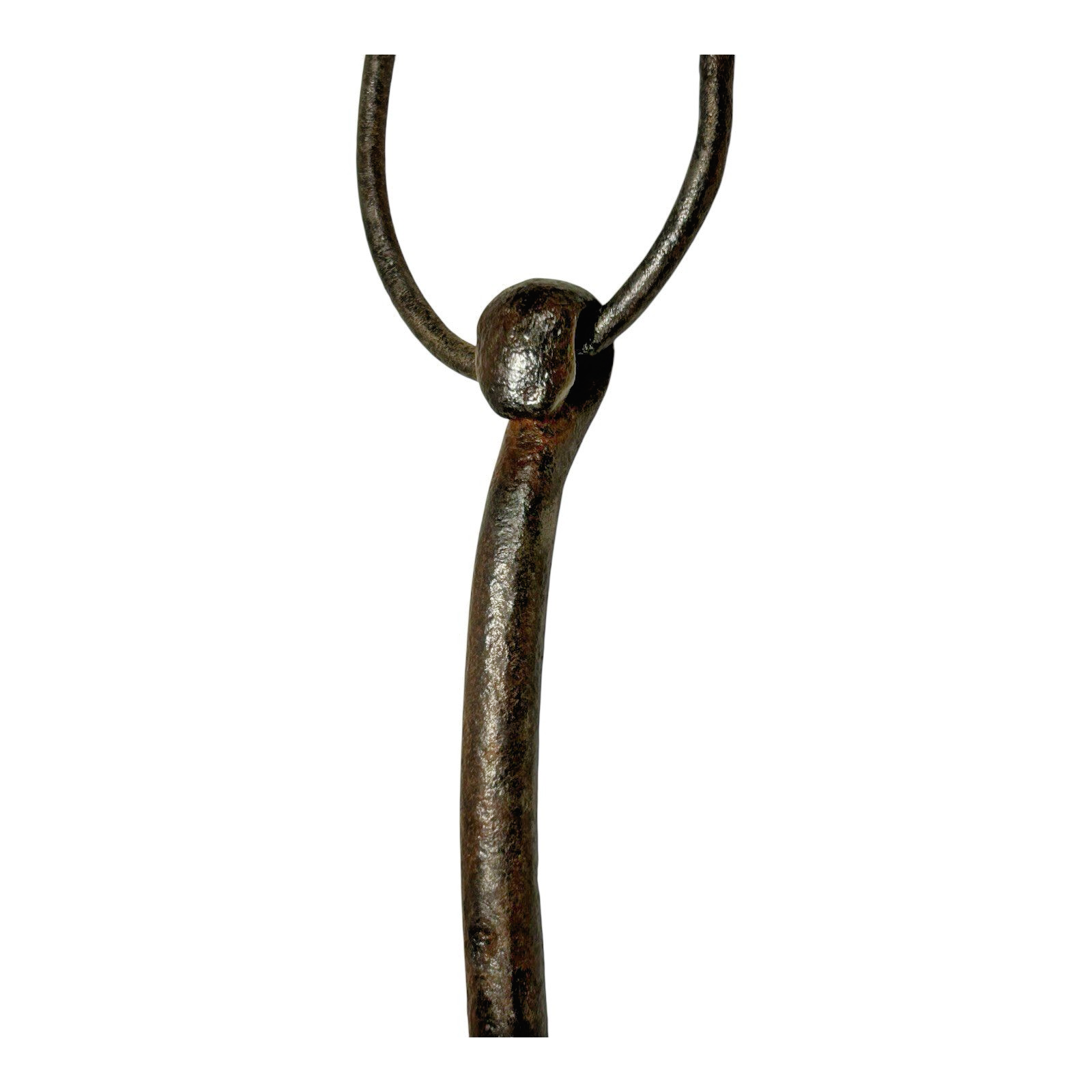 Antique Hand-Forged Wrought Iron Horse Snaffle Bit - Equestrian Tack
