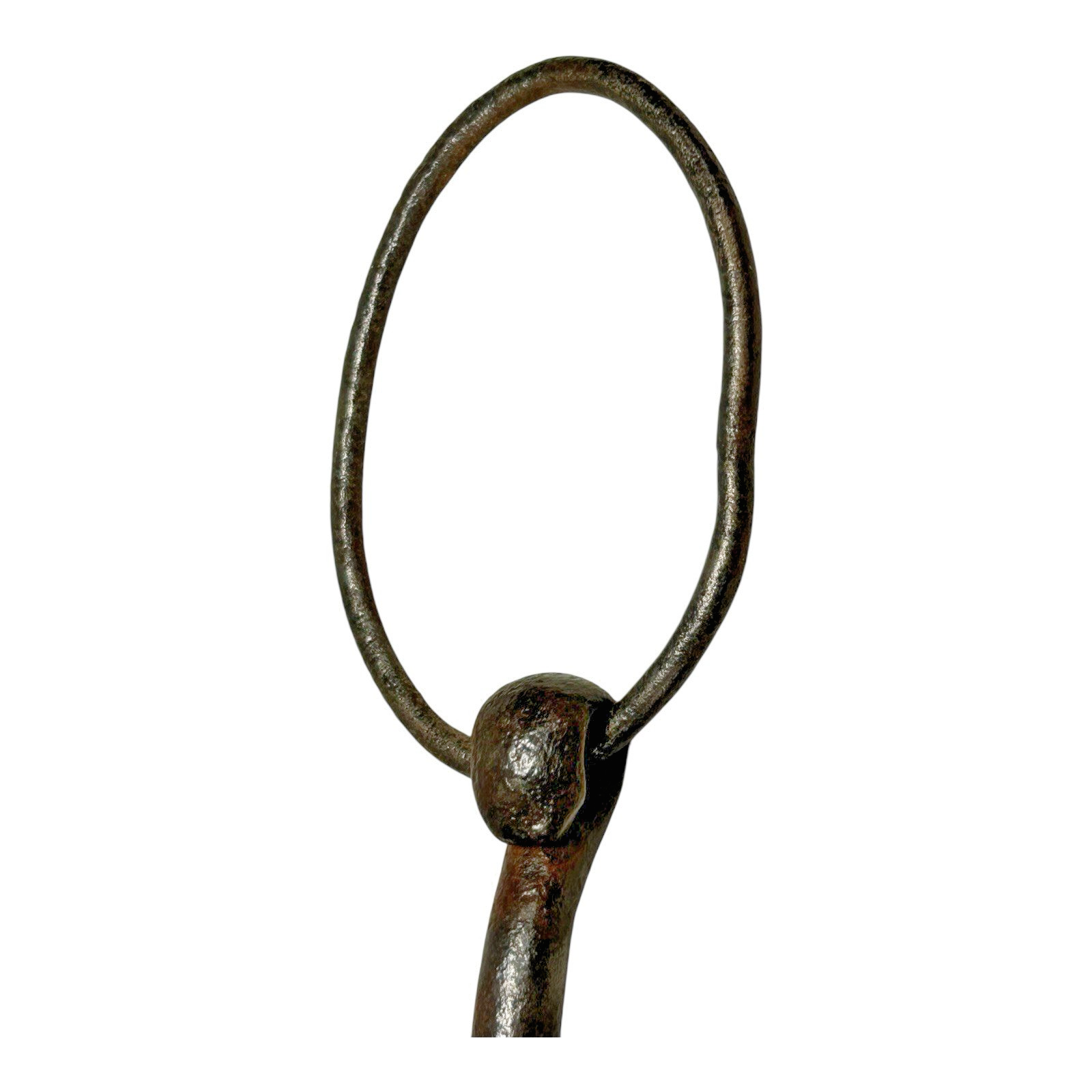 Antique Hand-Forged Wrought Iron Horse Snaffle Bit - Equestrian Tack