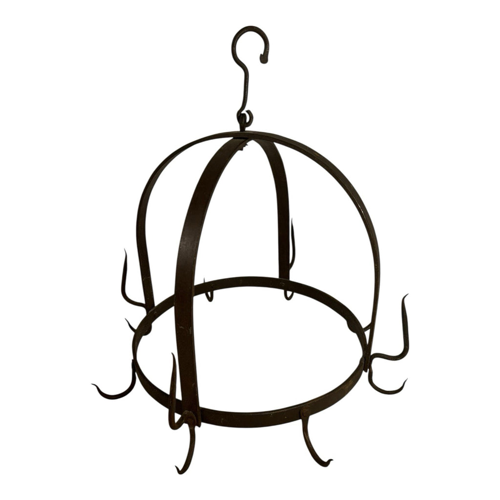 Antique Wrought Iron French Pot Hanger