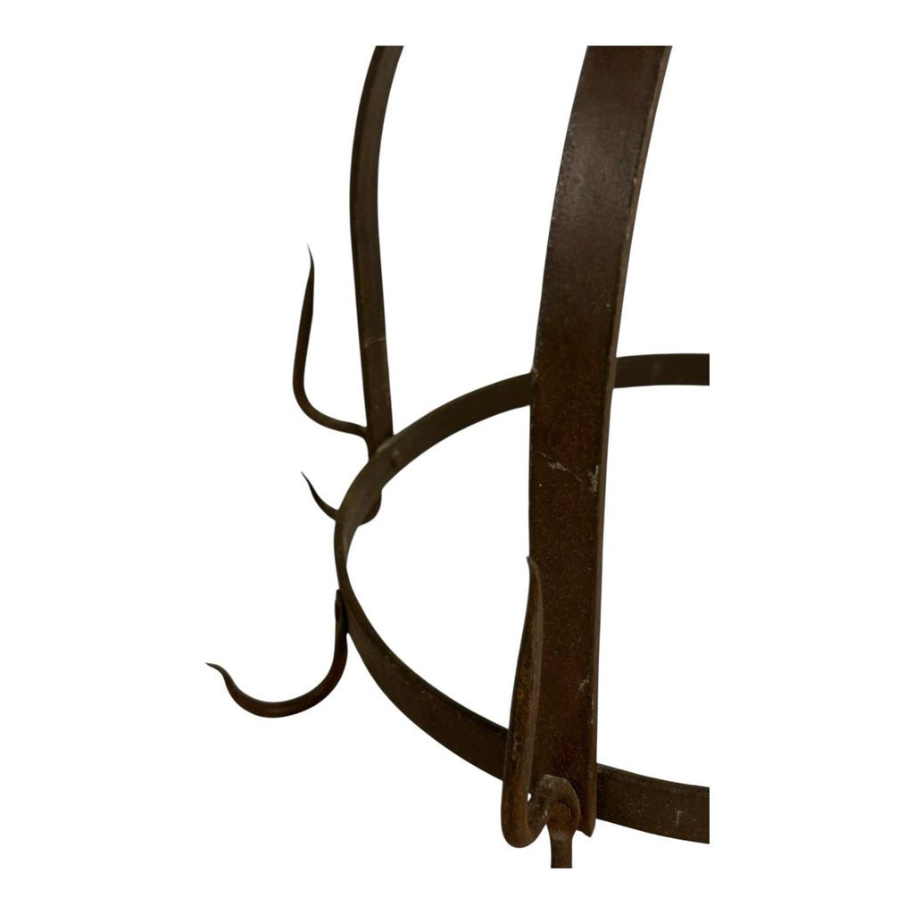 Antique Wrought Iron French Pot Hanger