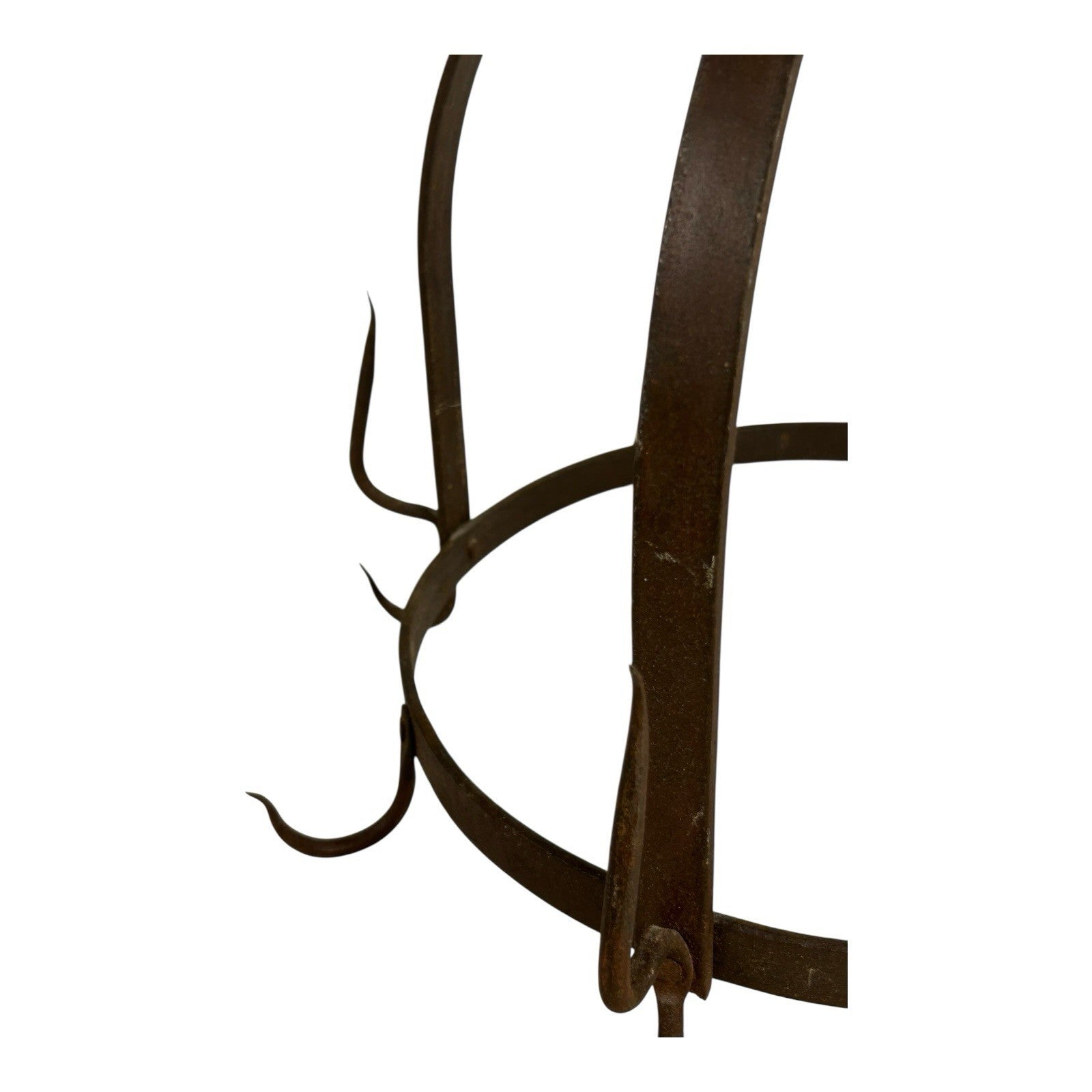 Antique Wrought Iron French Pot Hanger