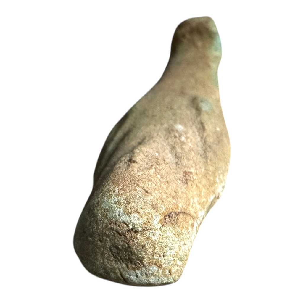 Ancient Collectible Egyptian Ushabti Figurine – Hand Carved Faience Glazed Stone