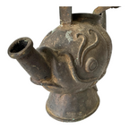 Antique Asian Indonesian Bronze Fish Dragon Effigy Water Pot – Museum Provenance