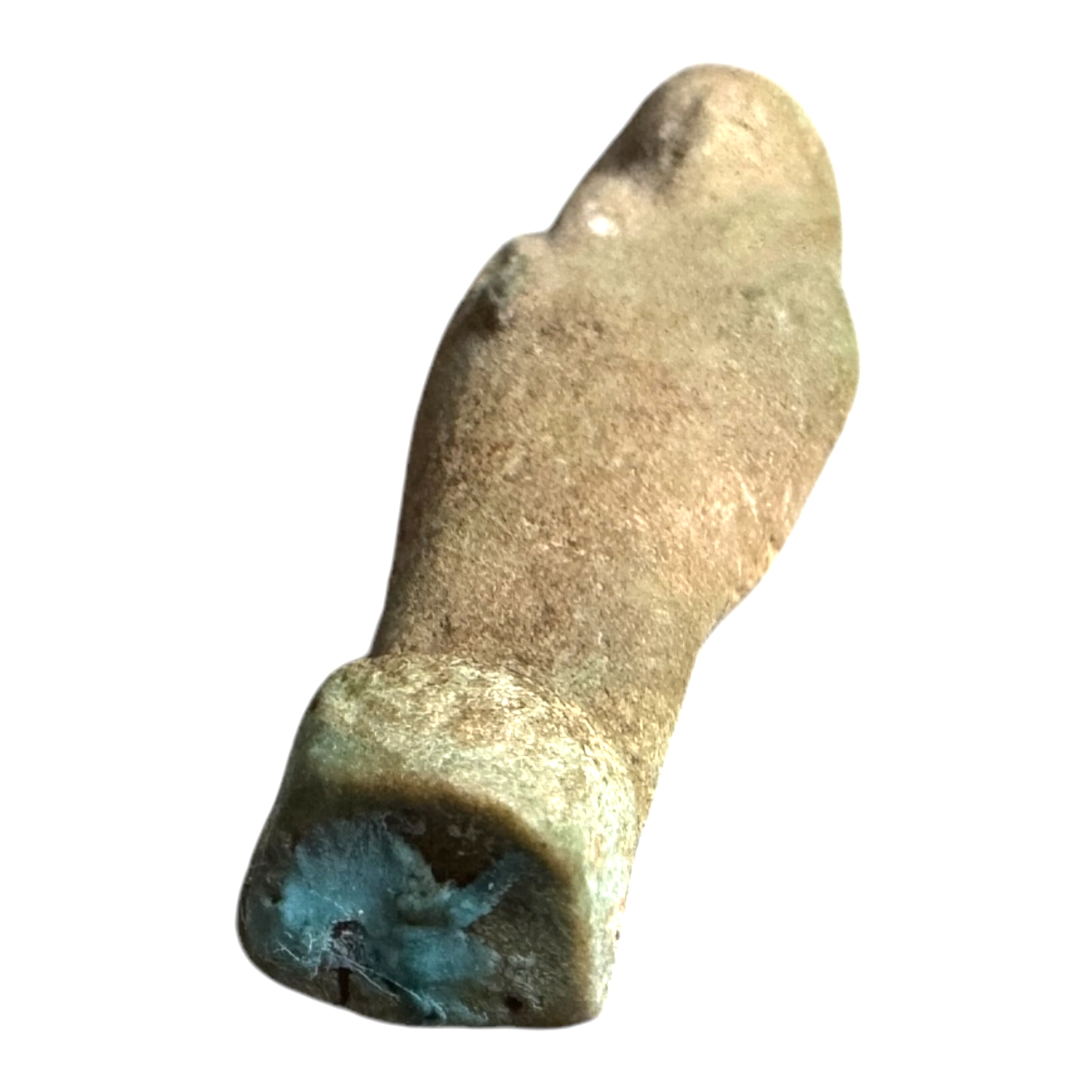 Ancient Collectible Egyptian Ushabti Figurine – Hand Carved Faience Glazed Stone