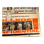 Vintage College Confidential Original Movie Poster (1960)