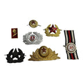Vintage Collection 7 Pieces of Soviet Russian Military Pins and Badges