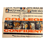 Vintage College Confidential Original Movie Poster (1960)