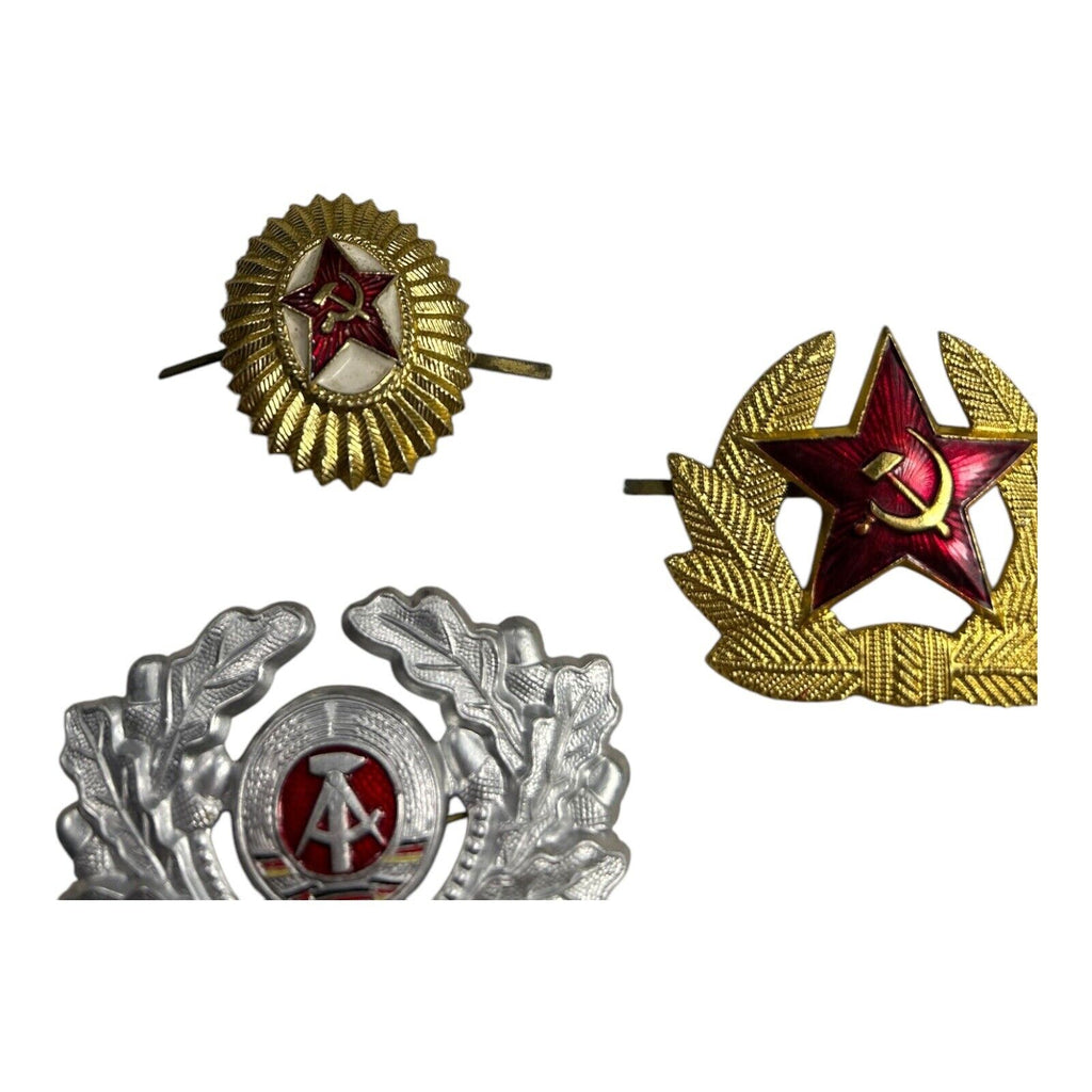 Vintage Collection 7 Pieces of Soviet Russian Military Pins and Badges
