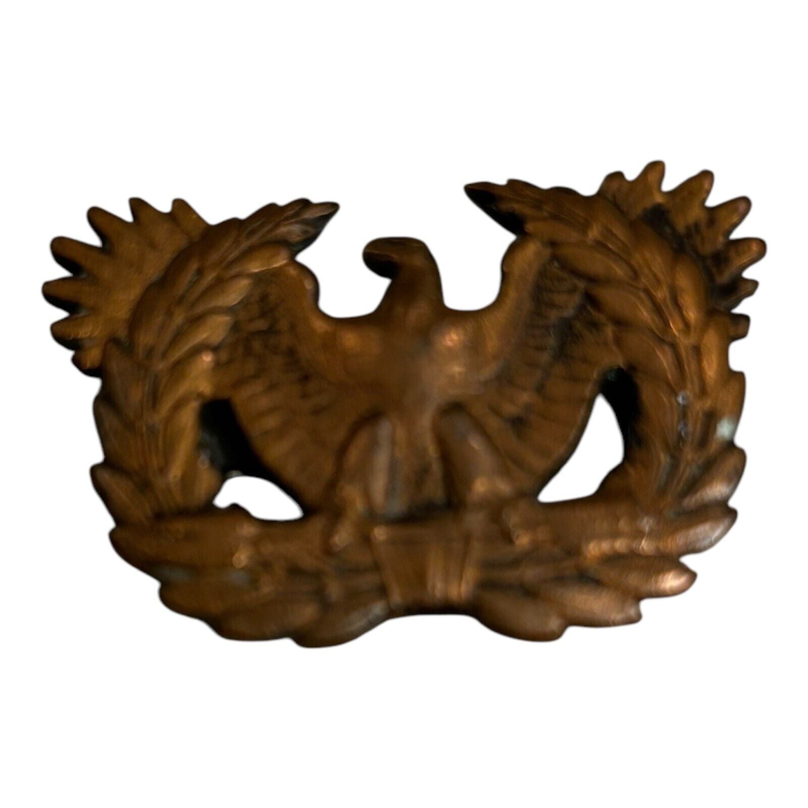 Vintage WW2 Warrant Officer Eagle Hat Badge