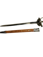Vintage Toledo Spain Gold Silver Enamel Rapier Dagger Knife Letter Opener