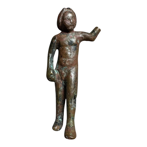 Ancient Roman Bronze Figure of a Young Boy – Classical Statue Sculpture