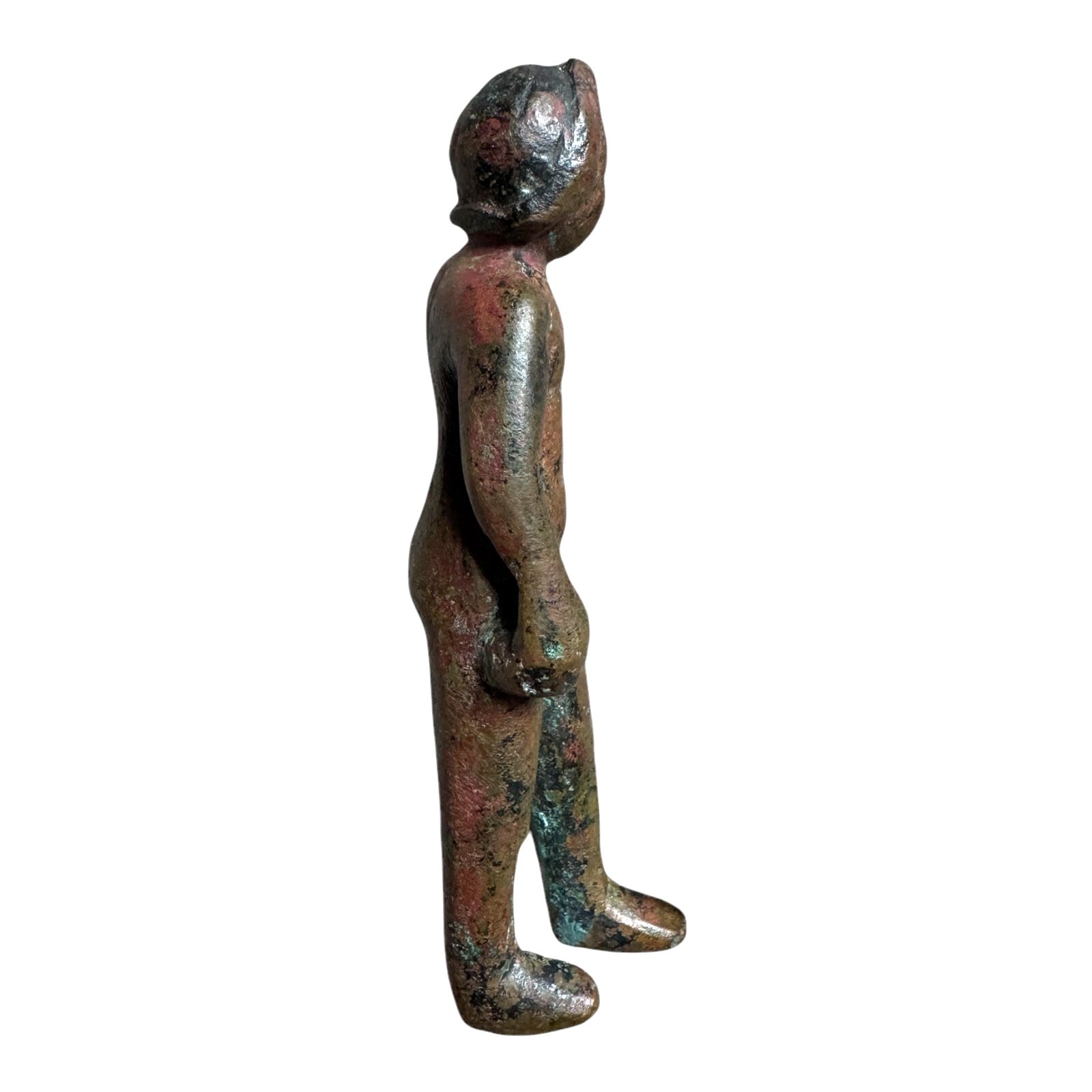 Ancient Roman Bronze Figure of a Young Boy – Classical Statue Sculpture