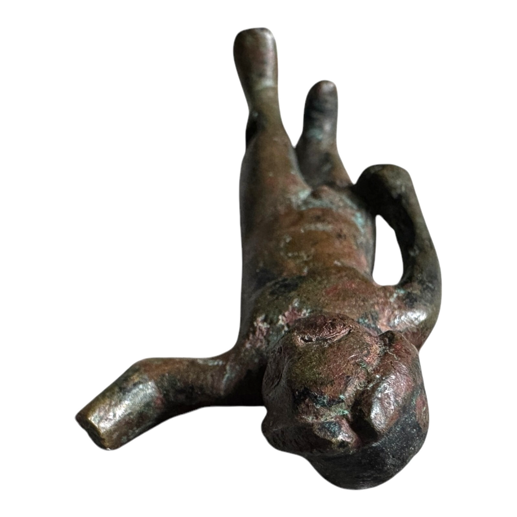 Ancient Roman Bronze Figure of a Young Boy – Classical Statue Sculpture