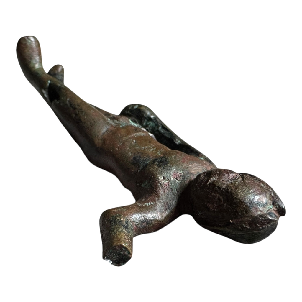 Ancient Roman Bronze Figure of a Young Boy – Classical Statue Sculpture