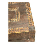 Antique English Tunbridge Ware Tea Caddy Box