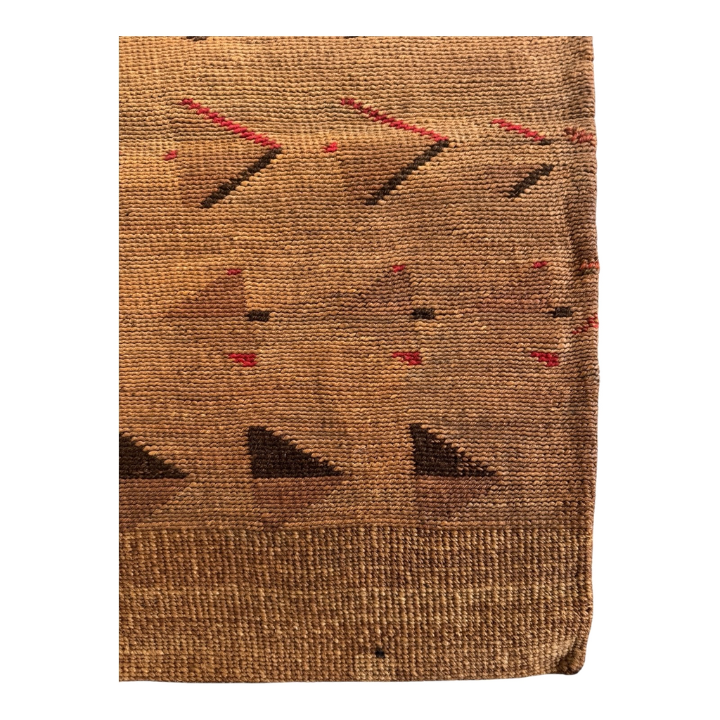 Antique Native American Plateau Nez Perce Double Sided Corn Husk Flat Bag