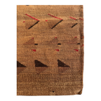 Antique Native American Plateau Nez Perce Double Sided Corn Husk Flat Bag