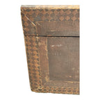 Antique English Tunbridge Ware Tea Caddy Box