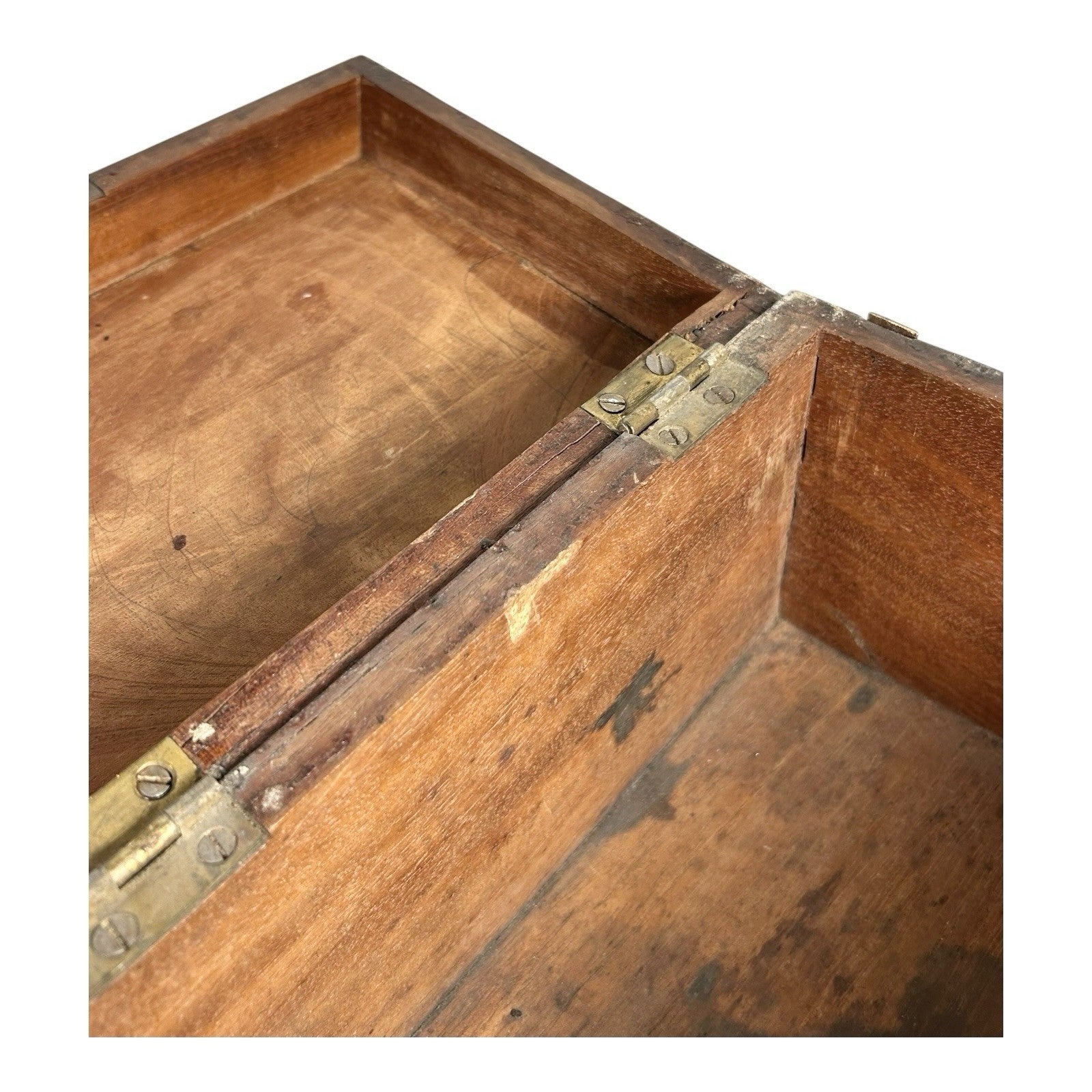 Antique English Tunbridge Ware Tea Caddy Box