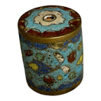 Antique Japanese Cloisonne Large Cylinder Bead