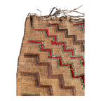 Antique Native American Plateau Nez Perce Double Sided Corn Husk Flat Bag