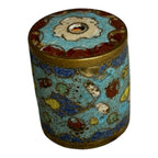 Antique Japanese Cloisonne Large Cylinder Bead