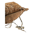 Antique Native American Plateau Nez Perce Double Sided Corn Husk Flat Bag