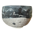 Vintage Japanese Studio Art Pottery Chawan Matcha Tea Bowl - Signed, Makoto Yabe