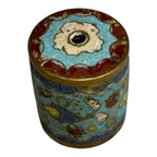 Antique Japanese Cloisonne Large Cylinder Bead