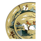 Antique Buffalo Pottery Deldare Ware Plate - Fallowfield Hunt Series