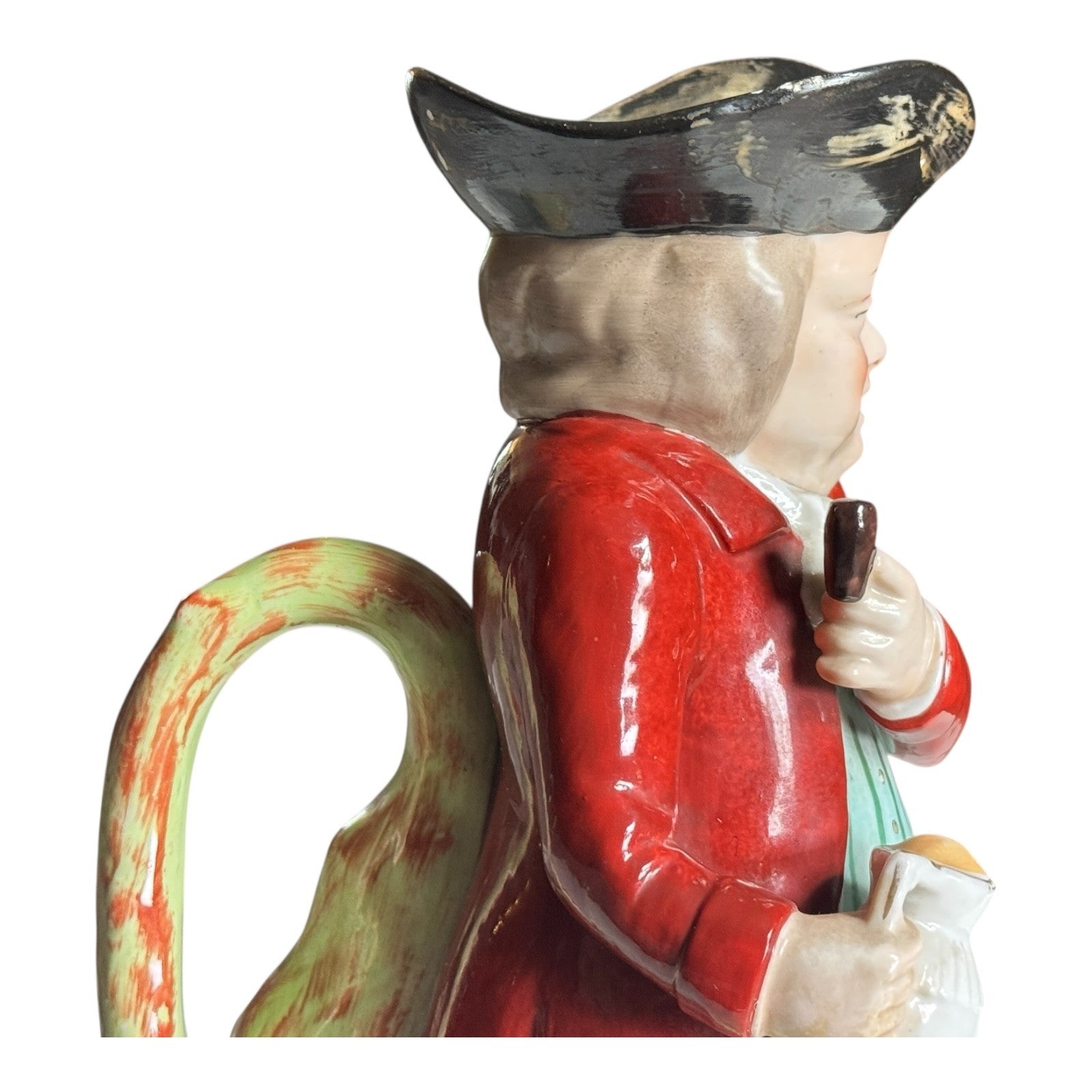 Antique Staffordshire Hearty Good Fellow Toby Jug Character Pitcher