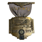 Vintage 1940 American Legion Convention Delegate Medal Ribbon