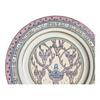 Antique 1910 Limoges Guerin Mary Bacon Jones Jungle Book Folk Design Plate